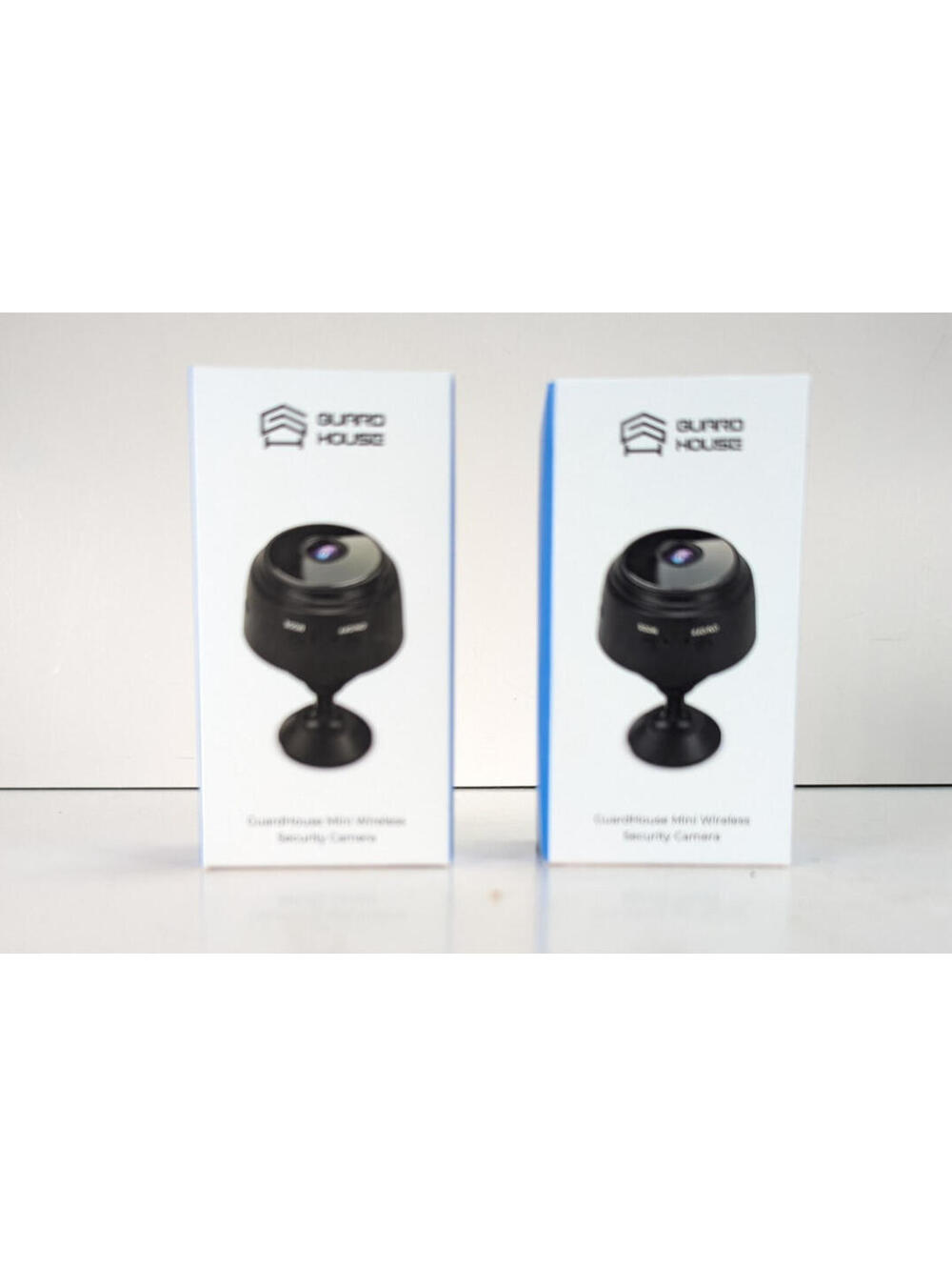 GuardHouse Mini Wireless Security Camera Black Indoor 30963-V1 New Unused 2 Pack